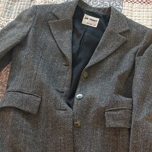 Jill Stuart Women's Charcoal long coat